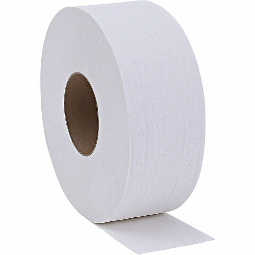 Genuine Joe® Jumbo Toilet Paper, 2-Ply, 650-ft. Rolls, 12 Rolls (GJO2565012)