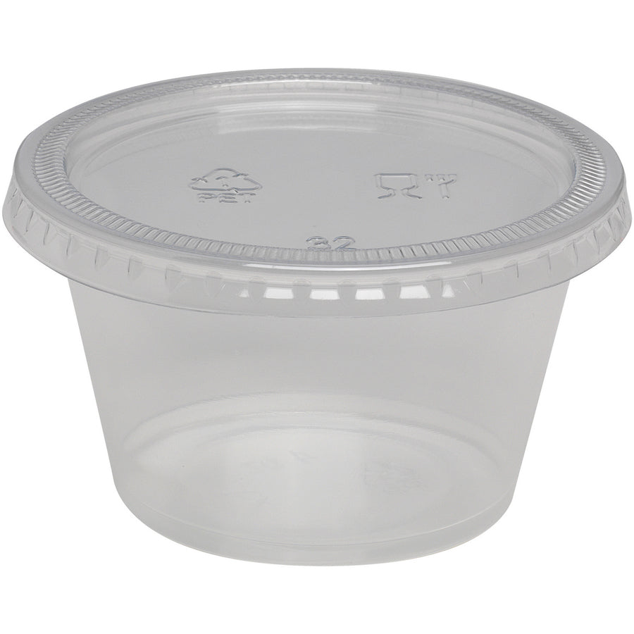 Dixie 4 oz Souffle Cups by GP Pro 4 fl oz - Clear - Plastic - Sauce - 200/Pack - 12 / Carton
