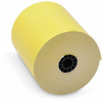 Iconex Direct Thermal Printing Thermal Paper Rolls, 3.13" x 230 ft, Canary, 50/Carton (ICX90902271)