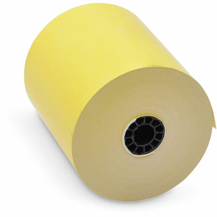 Iconex Direct Thermal Printing Thermal Paper Rolls, 3.13" x 230 ft, Canary, 50/Carton (ICX90902271)