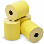 Iconex Direct Thermal Printing Thermal Paper Rolls, 3.13" x 230 ft, Canary, 50/Carton (ICX90902271)