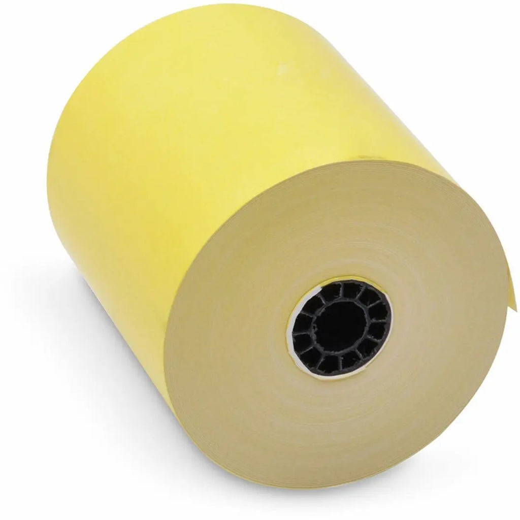 Iconex Direct Thermal Printing Thermal Paper Rolls, 3.13" x 230 ft, Canary, 50/Carton (ICX90902271)