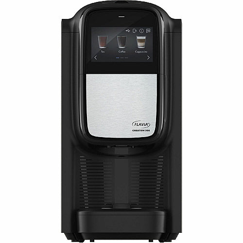 Flavia® C300 Coffee Machine Brewer, 4.5" Touch Screen, Single-Serve Black (18000587)