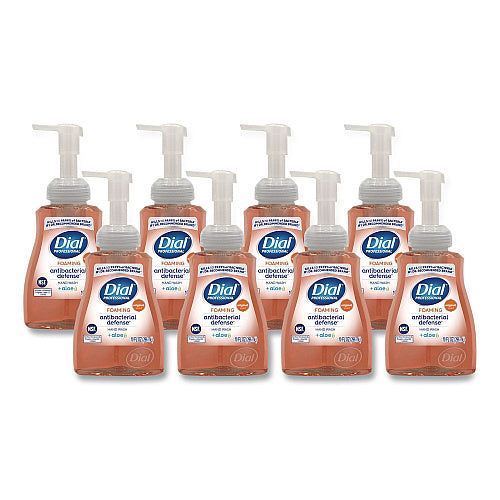 Dial Original Antibacterial Defense Foaming Hand Wash, Original, 10 oz, 8/Carton