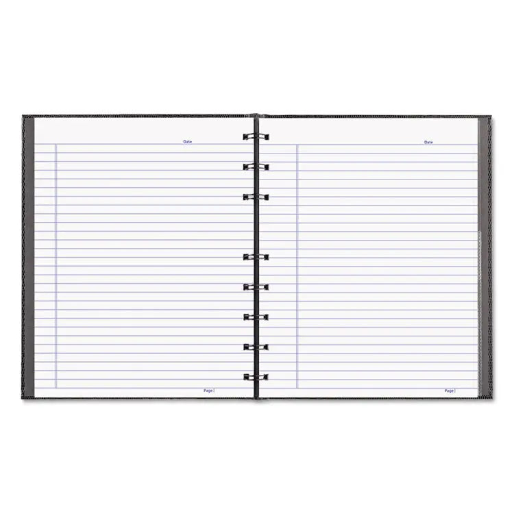 Blueline NotePro Notebook, 1-Subject, Narrow Rule, Black Cover, (75) 9.25 x 7.25 Sheets (REDA7150BLK)