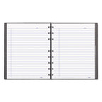 Blueline NotePro Notebook, 1-Subject, Narrow Rule, Black Cover, (75) 9.25 x 7.25 Sheets (REDA7150BLK)