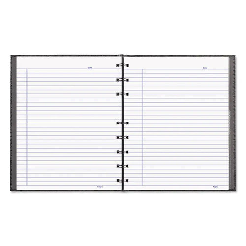 Blueline NotePro Notebook, 1-Subject, Narrow Rule, Black Cover, (75) 9.25 x 7.25 Sheets (REDA7150BLK)