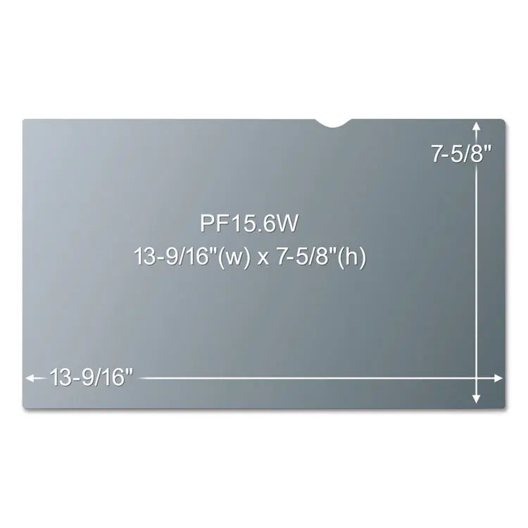 3M Antiglare Frameless Filter for 15.6" Widescreen Laptop, 16:9 Aspect Ratio (MMMAG156W9)