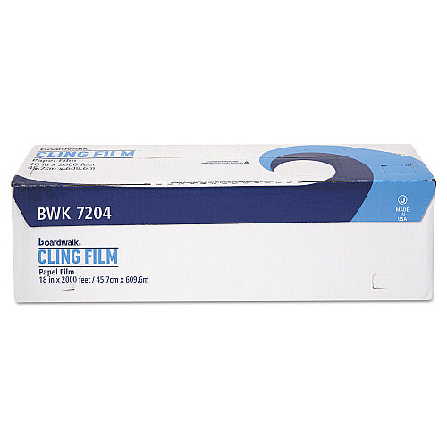 Boardwalk® PVC Food Wrap Film, 18" x 2000-ft. Roll, 1 Roll per Carton (BWK7204)