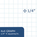 Roaring Spring Lab Research Notebook, Quadrille Rule (5 sq/in), Black Cover, (72) 11.25 x 8.75 Sheets (ROA77160)
