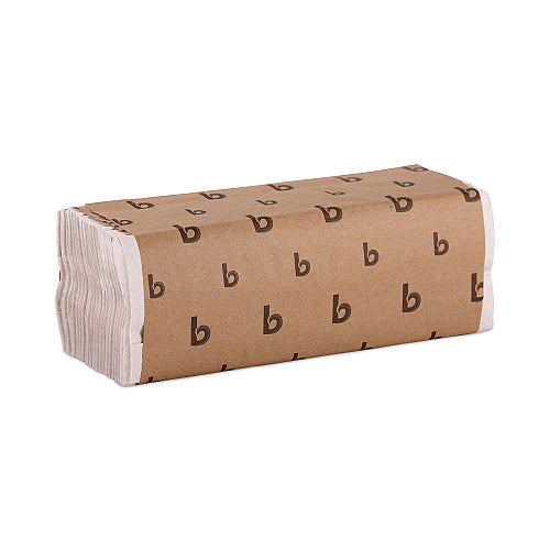 Boardwalk C-Fold Paper Towels, 1-Ply, White, 2400 Towels