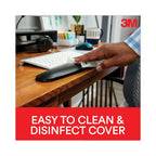 3M Antimicrobial Gel Compact Keyboard Wrist Rest, 18 x 2.75, Black (MMMWR309LE)