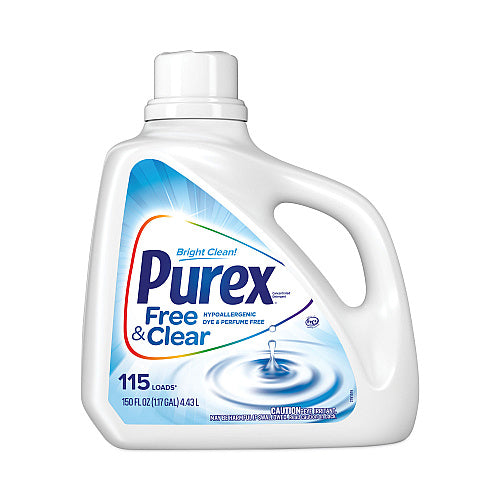 Purex® Free and Clear Liquid Laundry Detergent, 150-oz. Bottle (05020EA)