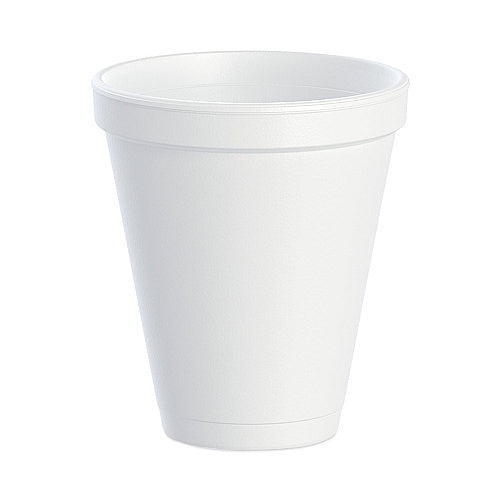 Dart Translucent Slotted Foam Cup Lids 3.8 in Diameter - High Impact Polystyrene (HIPS) - Translucent - 100/Pack