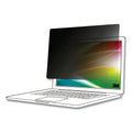 3M Bright Screen Privacy Filter for 12.1" Bezel Widescreen, Fits Laptop/2-in-1, 16:10 Aspect Ratio (MMMBP121W1B)