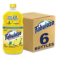 Fabuloso® Multi-Use Cleaner, Lemon Scent, 56 oz, 6 Bottles (MX06157CT)