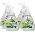 Dial Antibacterial Foam Hand Sanitizer, 15.2 oz Pump Bottle, Fragrance-Free, 4/Carton