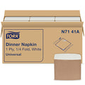 Tork® Universal Dinner Napkins, White, 334 Napkin Pack, 12 Packs (N7141A)